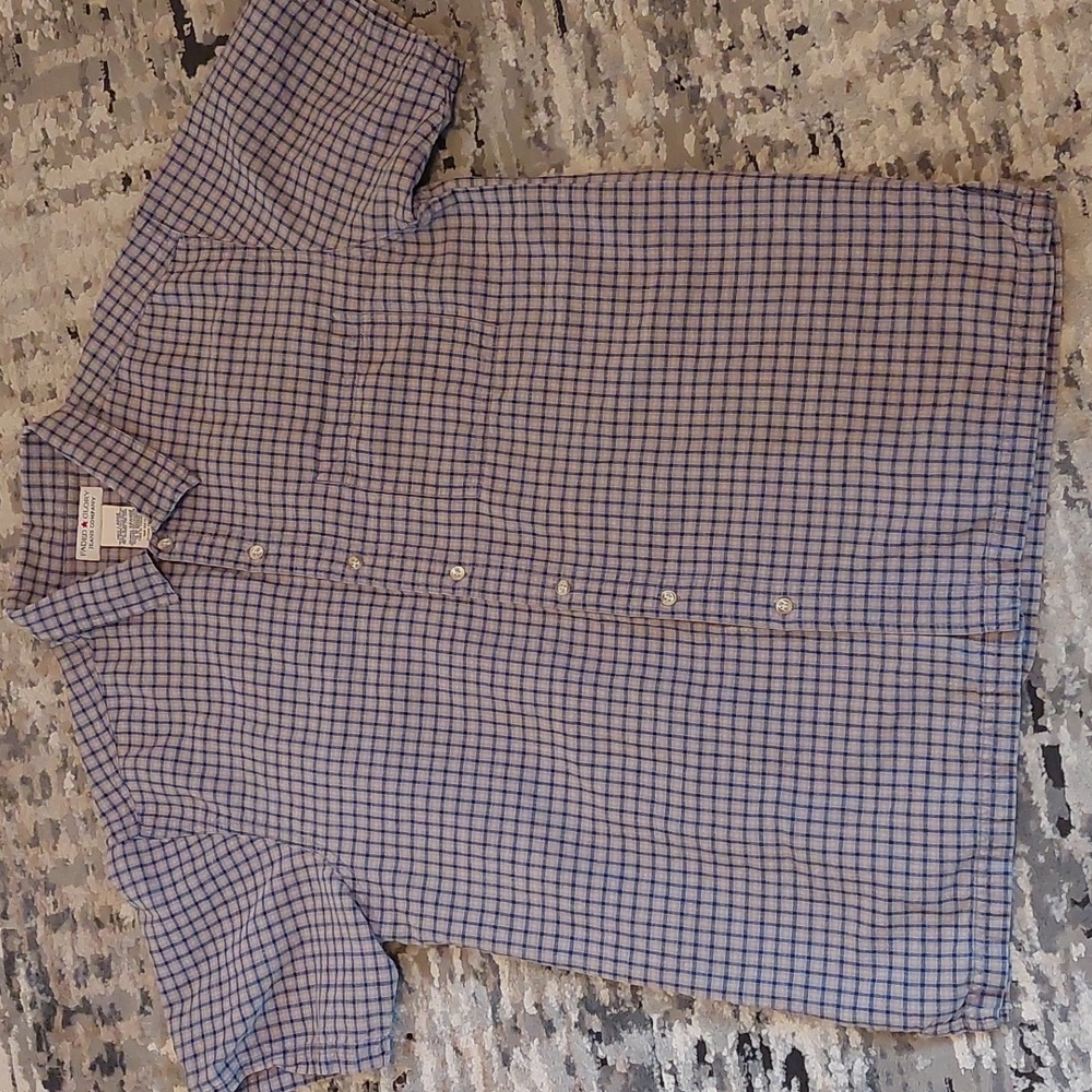 Men's Faded Glory Jeans Company Button Down Shirt Size Large